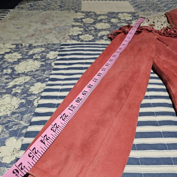 Double D Ranch Leather Jacket with Fringe and Hair On Hide Accents, Size 2X - Picture 5 of 6